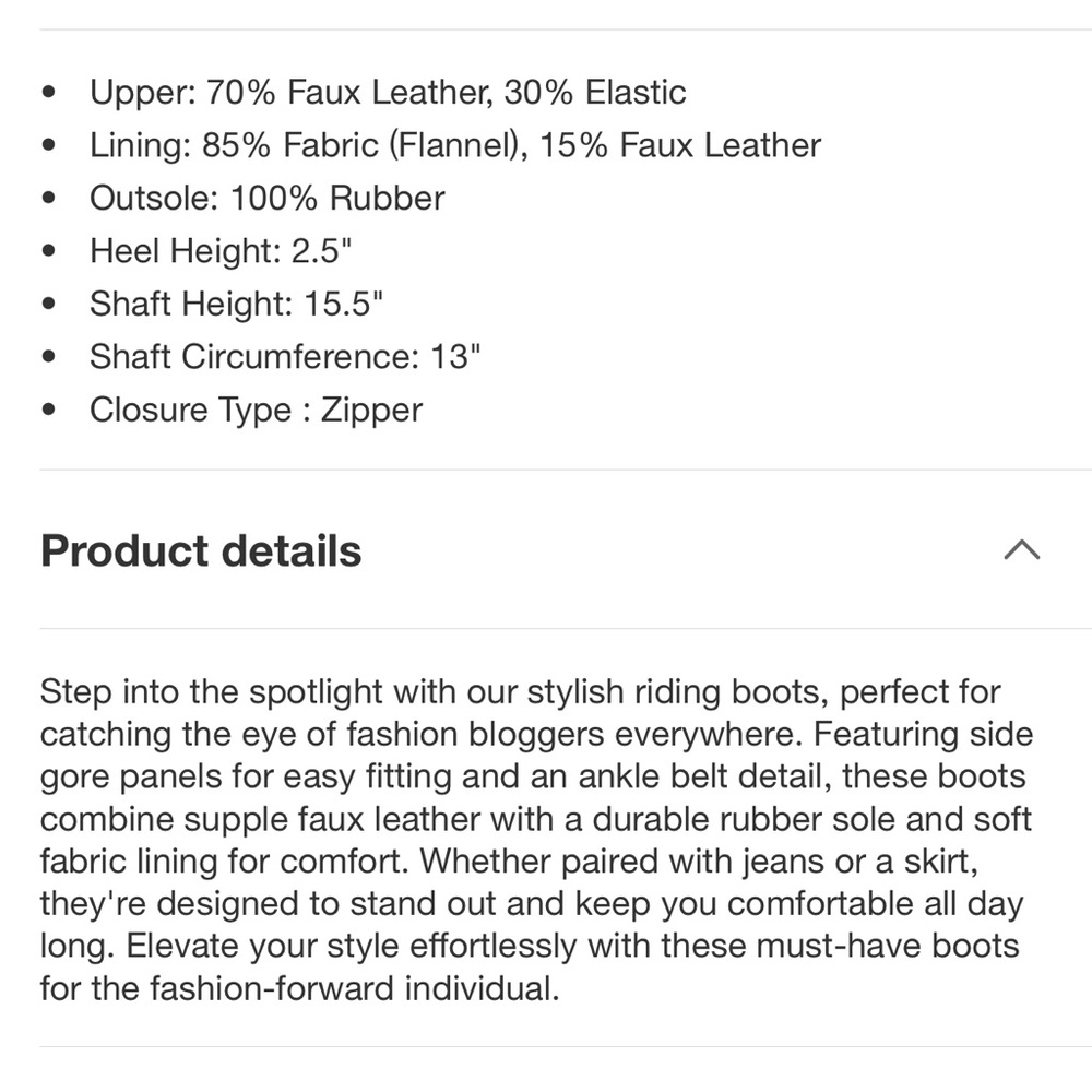 Universal Thread Grey/Taupe “Rio” Whip Stitch Boot-WC - Picture 6 of 7